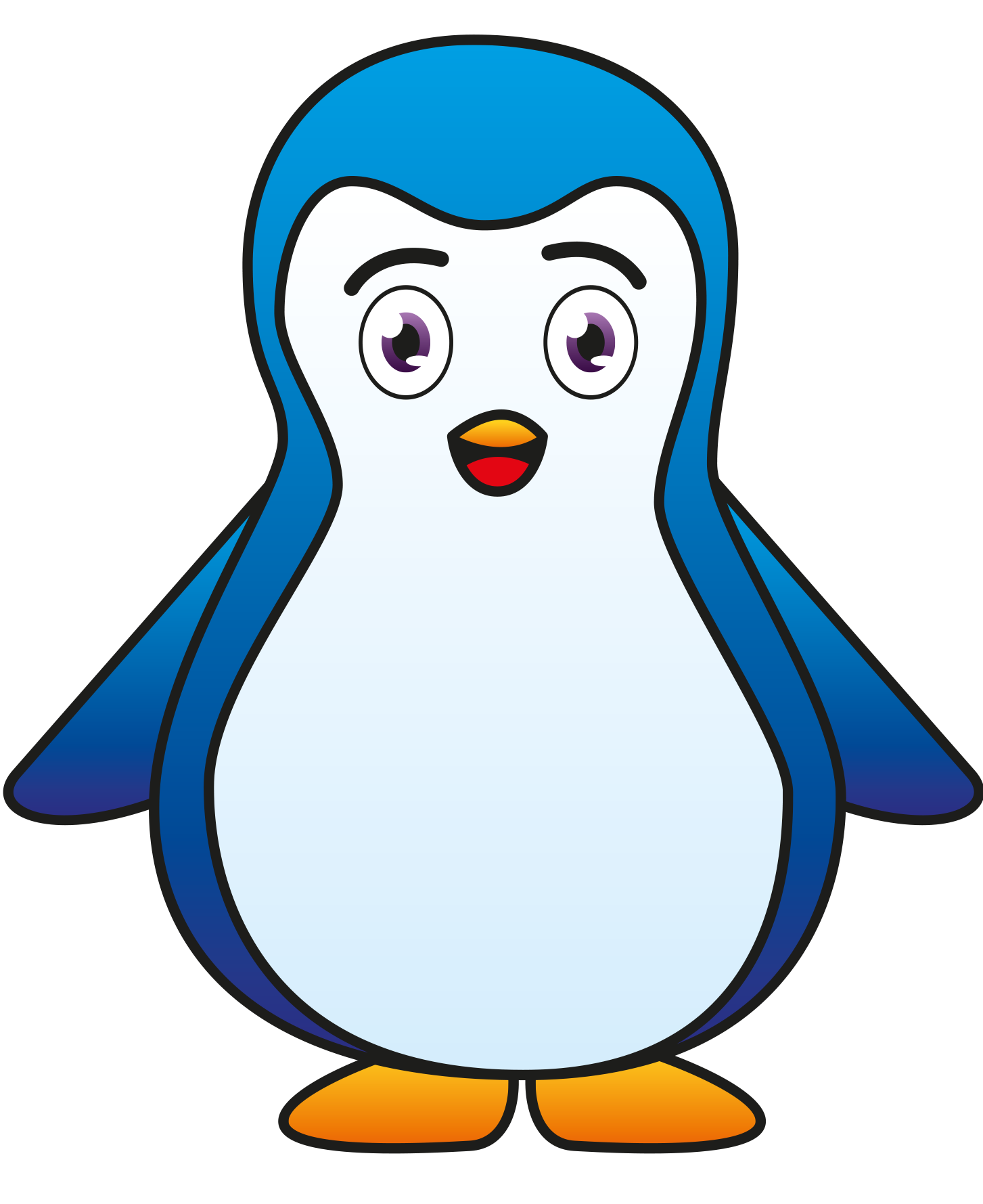 Cute Penguin Free Clipart HD PNG Image
