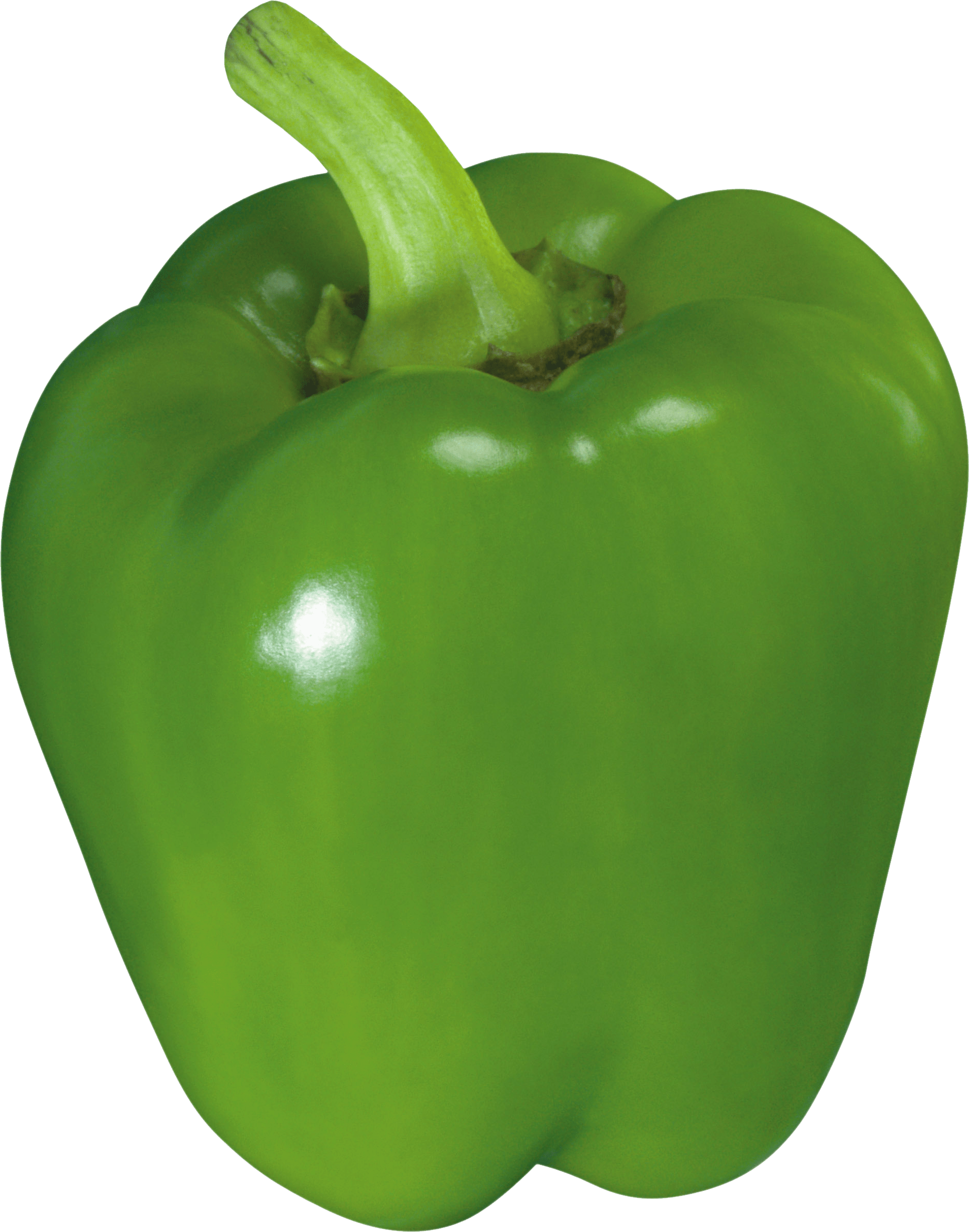 Capsicum Pepper Green Bell Free HQ Image PNG Image