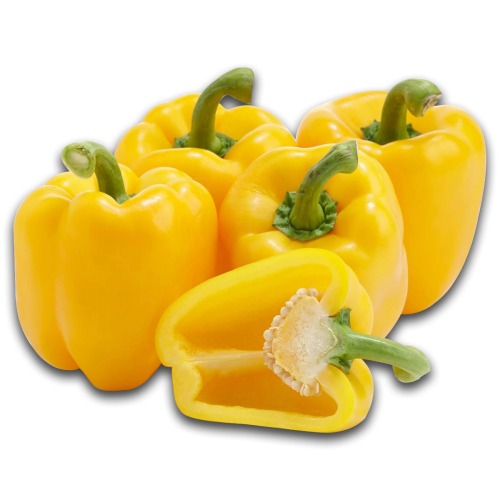 Capsicum Pepper Yellow Bell Download Free Image Transparent PNG Image