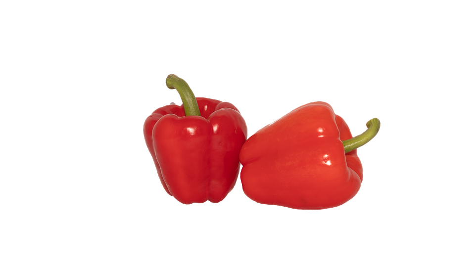 Fresh Pepper Organic Red Bell PNG Image