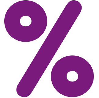 Percent Transparent PNG Image