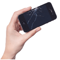 Phone in hand PNG