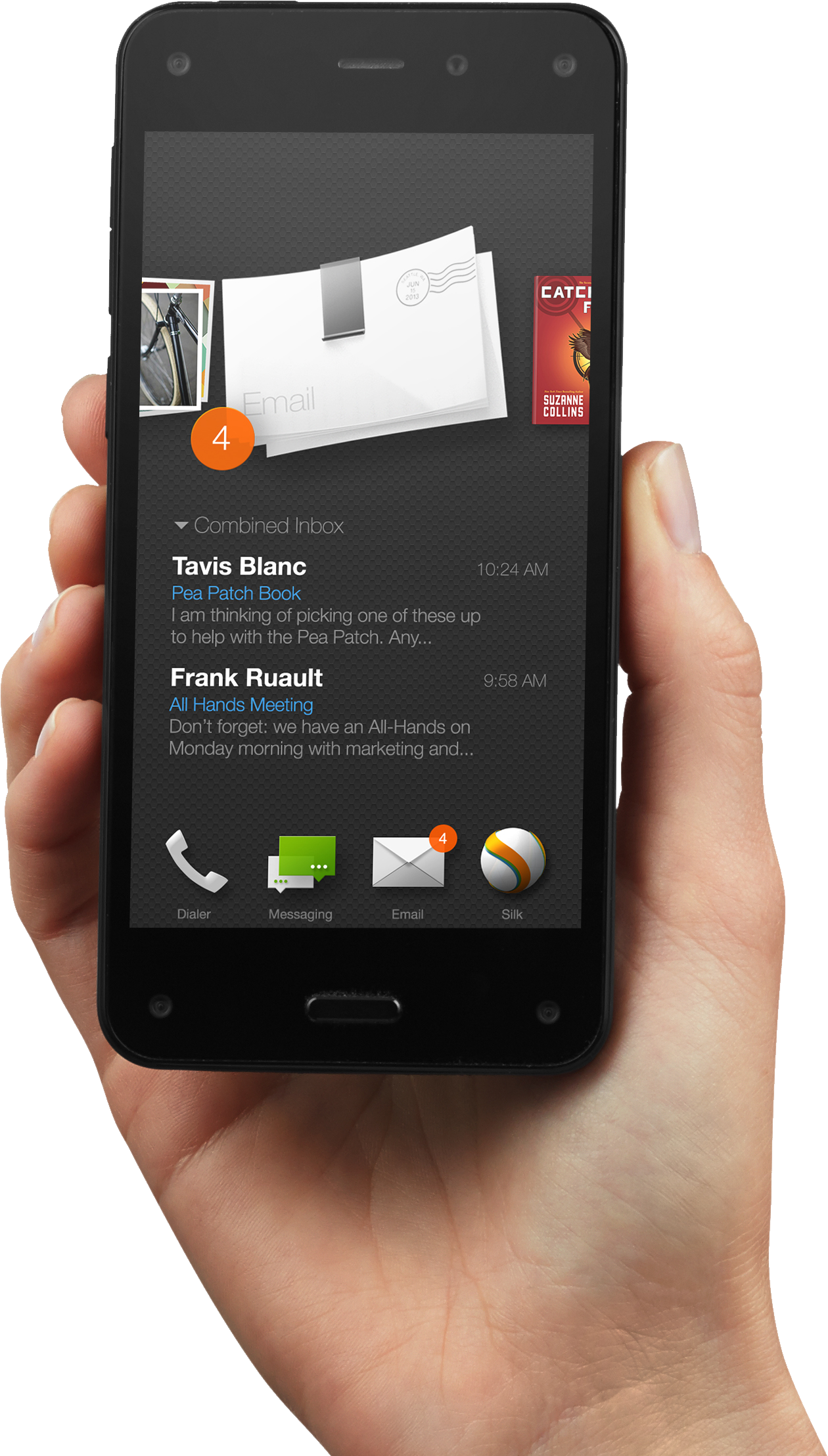 Phone in hand Transparent PNG Image