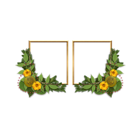 Computer Border Sunflower File Free Frame PNG Image