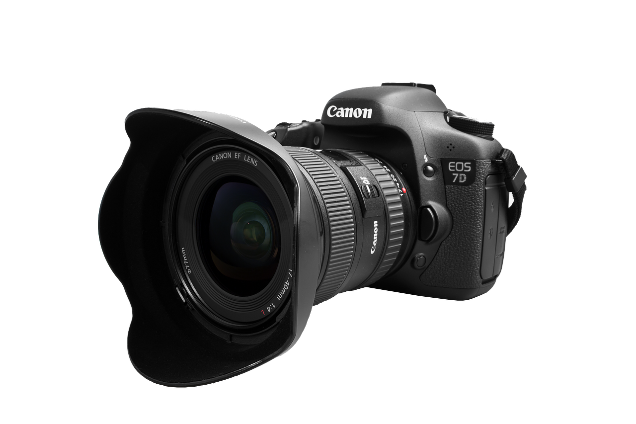 Lens 7D Angle Reflex Canon Mark Eos PNG Image