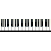 Piano keys PNG