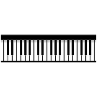 Piano keys Transparent PNG Image