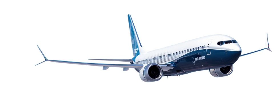 Boeing plane Transparent PNG Image