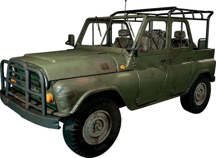 Pubg car Transparent PNG Image