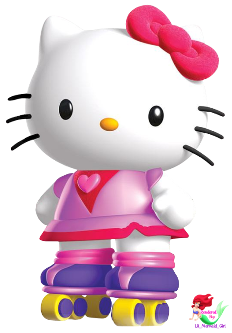 Pink Playstation Rescue Kitty Technology Hello Roller PNG Image