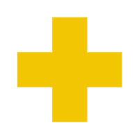 Yellow plus PNG