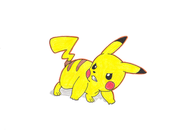 Angry Pikachu Clipart PNG Image