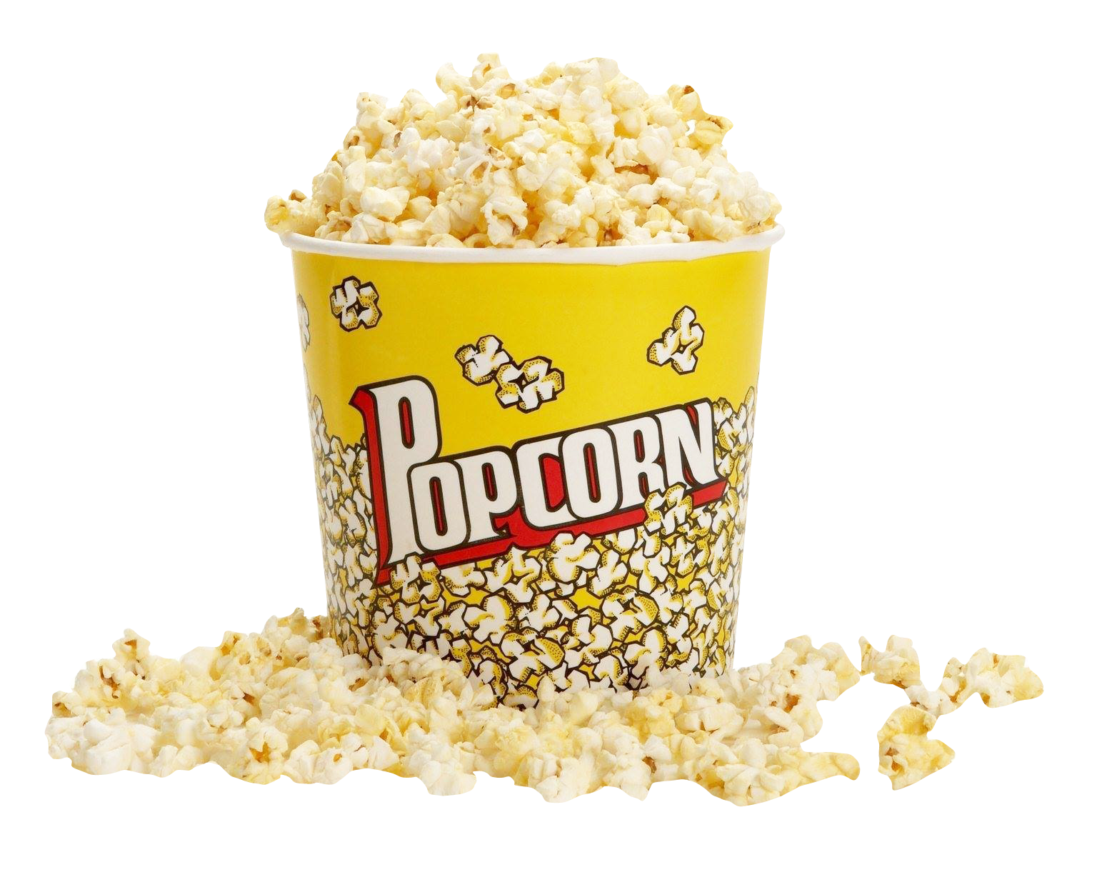 yellow popcorn piece clip art