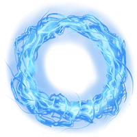 Blue Electric Light Translucency Portal Transparency