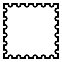 Post stamp Transparent PNG Image
