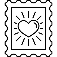 Post stamp PNG