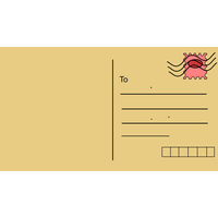 Postcard PNG