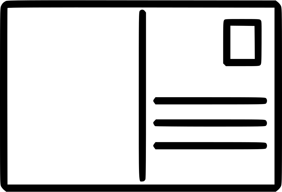 Postcard Transparent PNG Image