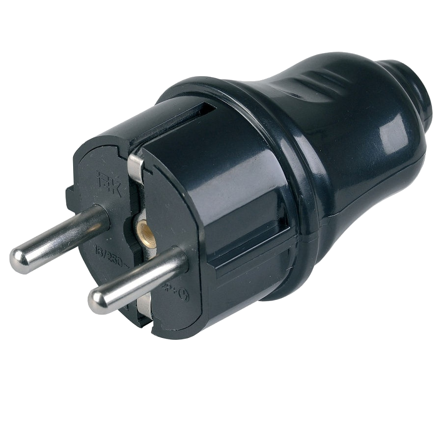 Power electric plug Transparent PNG Image