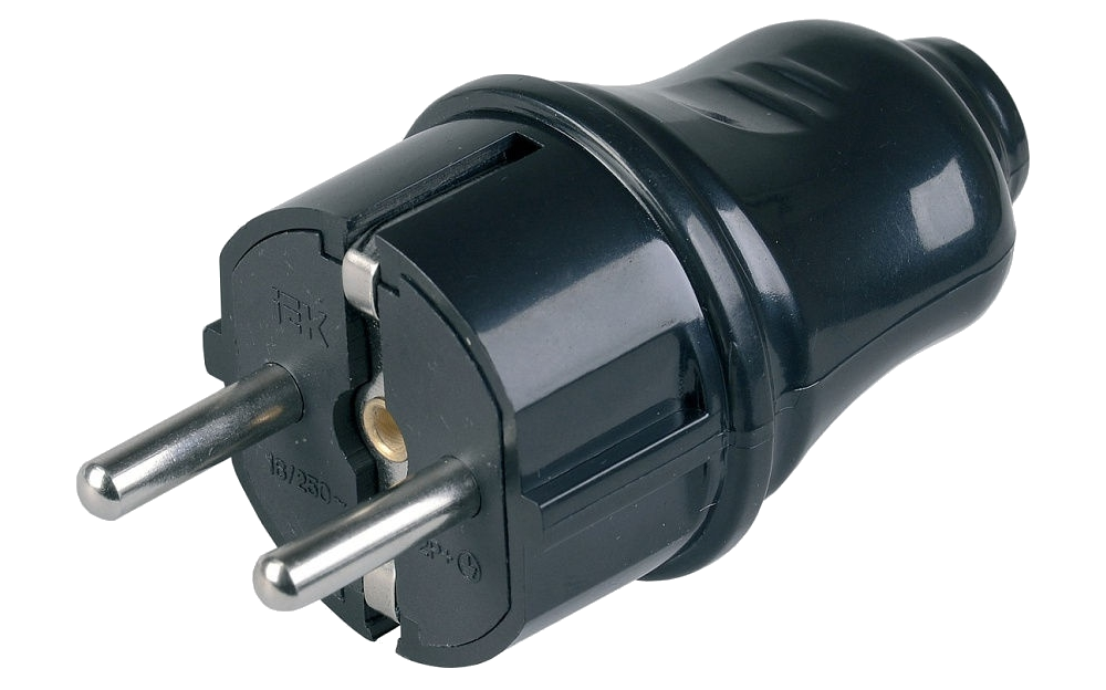 Power electric plug Transparent PNG Image