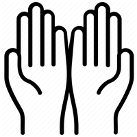 Praying hands Transparent PNG Image