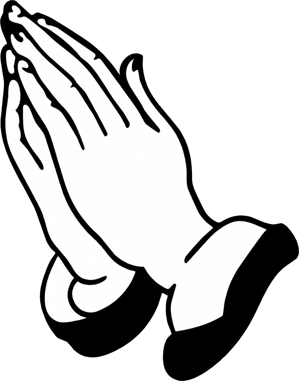 Praying hands Transparent PNG Image