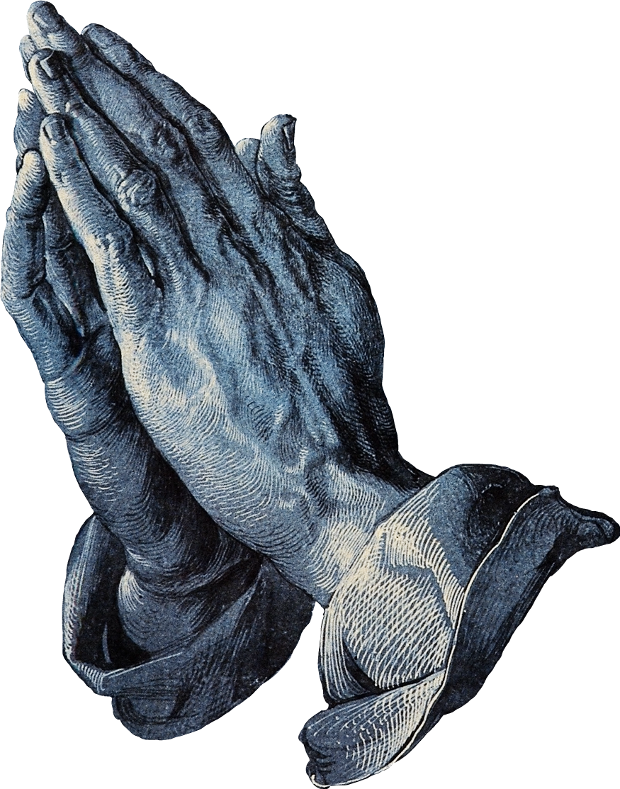 Praying hands Transparent PNG Image
