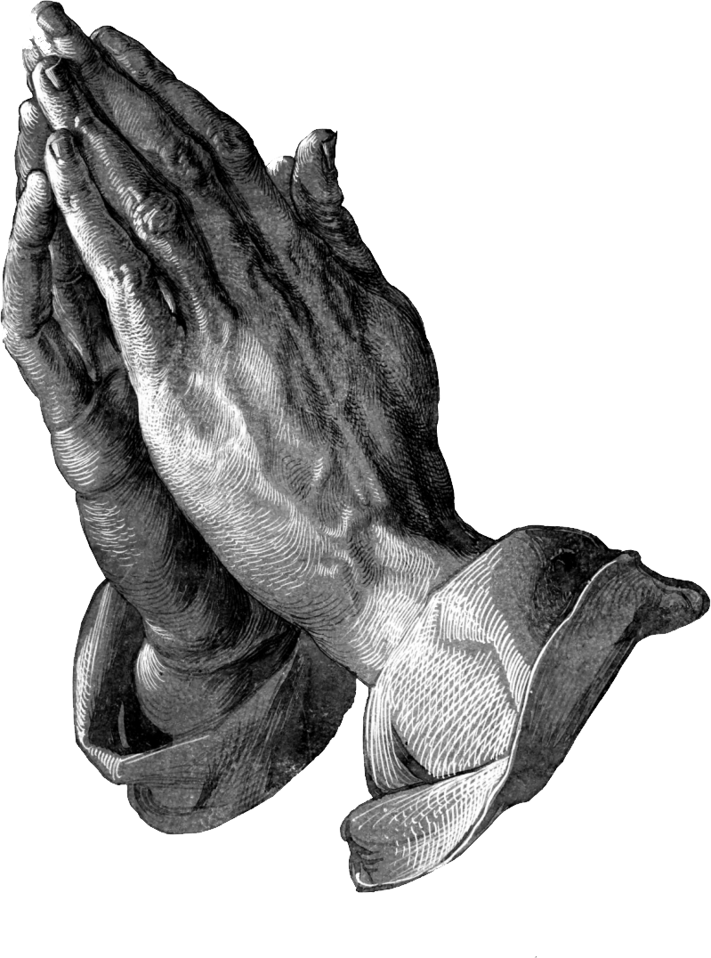 Praying hands Transparent PNG Image