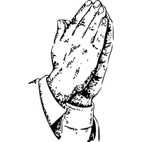 Praying hands PNG