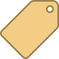 Price tag Transparent PNG Image