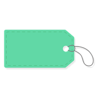 Price tag Transparent PNG Image