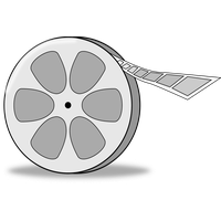 Movie Reel Projector Film Roll PNG Image