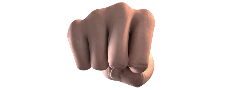 Force Punch Hand Free Transparent Image HQ PNG Image