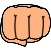 Force Punch Hand HD Image Free PNG Image