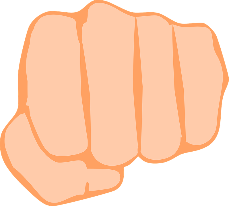 Punch Hand Free HD Image Transparent PNG Image