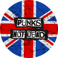 Punks not dead PNG