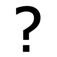 Black Question mark PNG