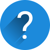 Blue icon Question mark Transparent PNG Image