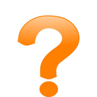 Orange Question mark PNG
