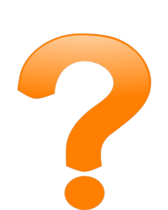 Orange Question mark Transparent PNG Image