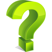 Green Question mark PNG