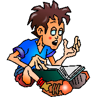 Boy Reading Book Free HD Image Transparent PNG Image