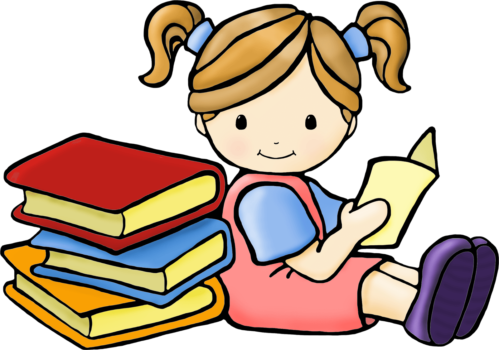 Kids Reading Download HQ Transparent PNG Image