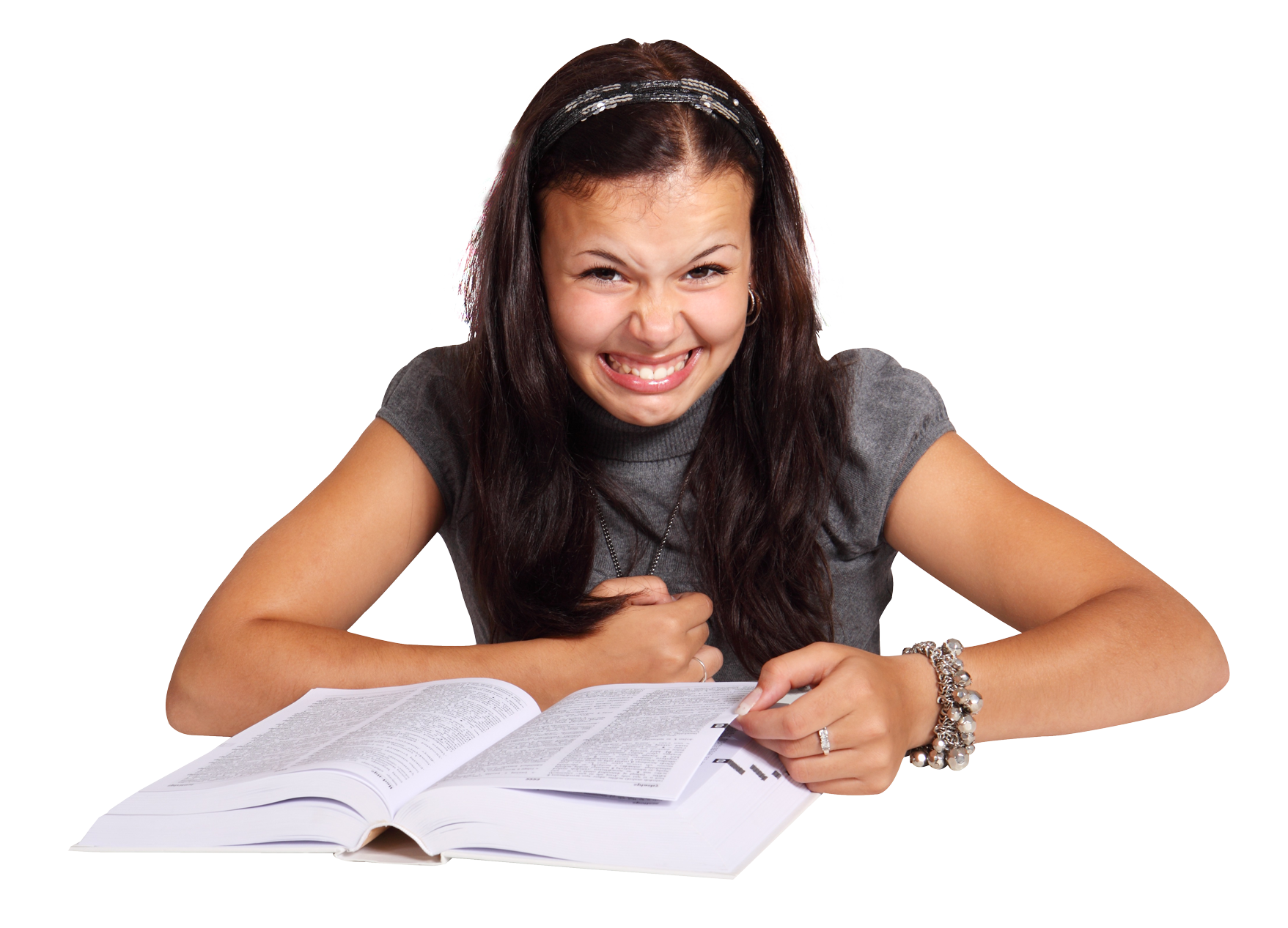 Woman Reading Download HD PNG Image