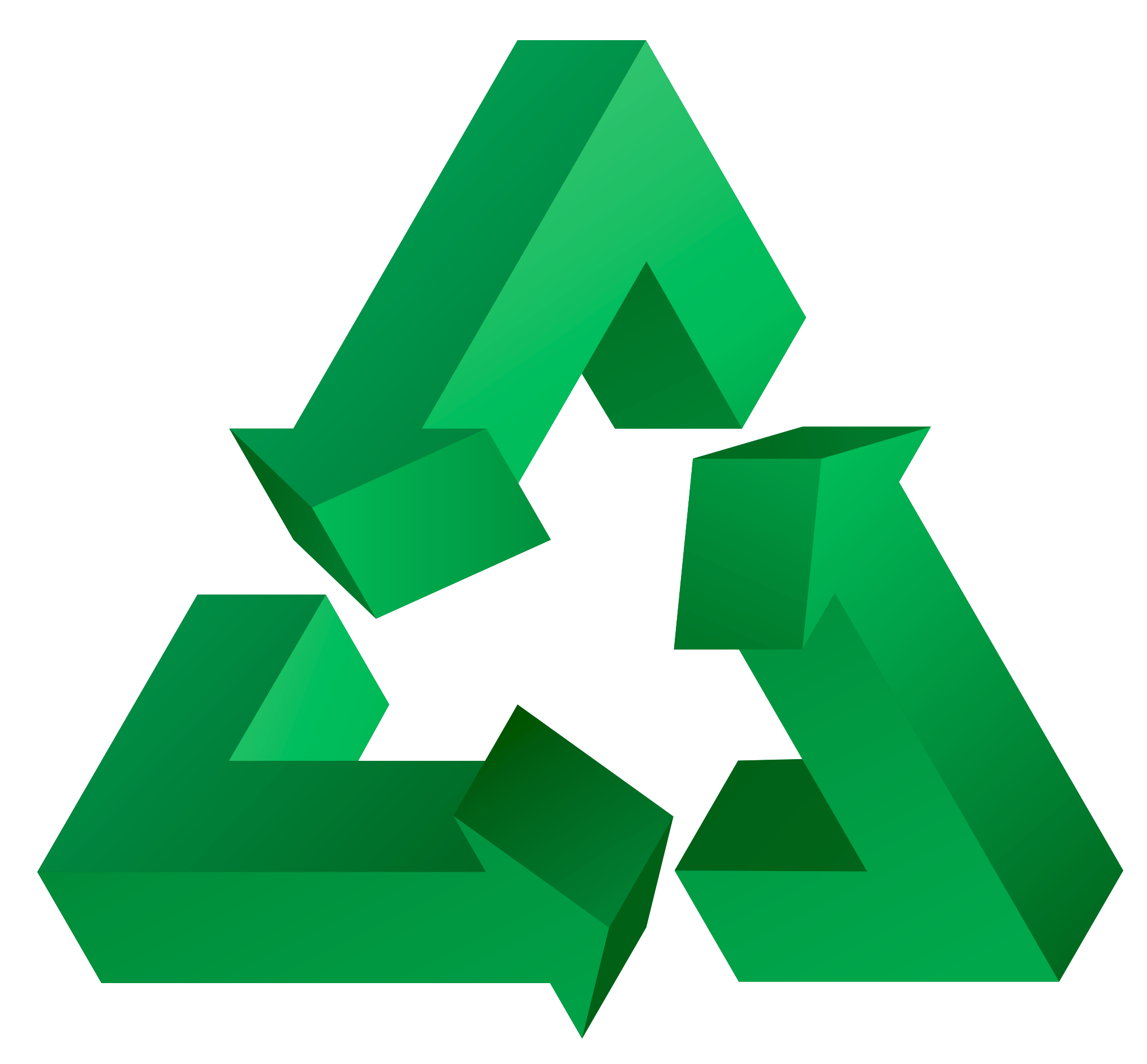 Recycle 3D Free Transparent Image HQ PNG Image