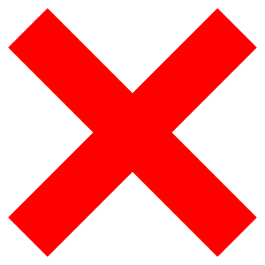 Red Cross Mark Png Transparent PNG Image