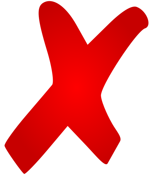 Red Cross Mark Png Image Transparent PNG Image