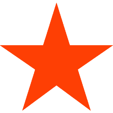 Red star Transparent PNG Image
