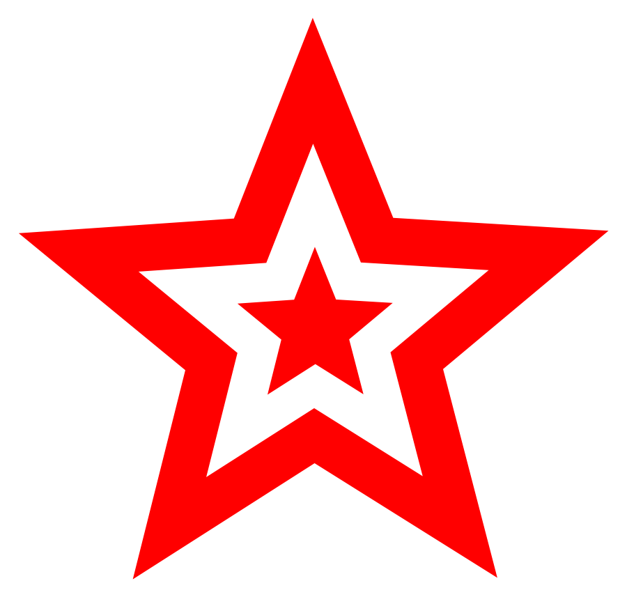 Red star Transparent PNG Image