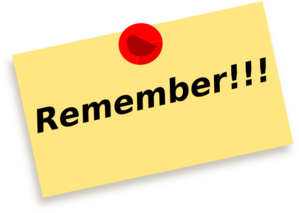 remembering clipart